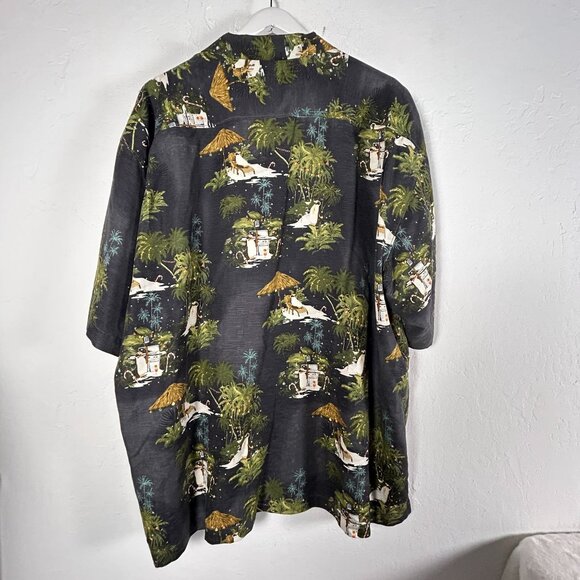 Tommy Bahama Mens X Mas Hawaiian Silk XXL Short Sleeve Limited Edition - Picture 2 of 7